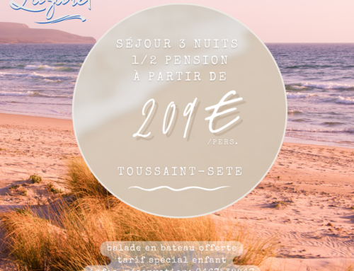 Toussaint 2024 : séjours 3 nuits en demi-pension, balade en bateau offerte, à partir de 209€/pers.