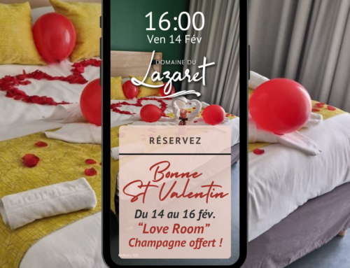 Valentine’s Day Love Room: free Champagne!